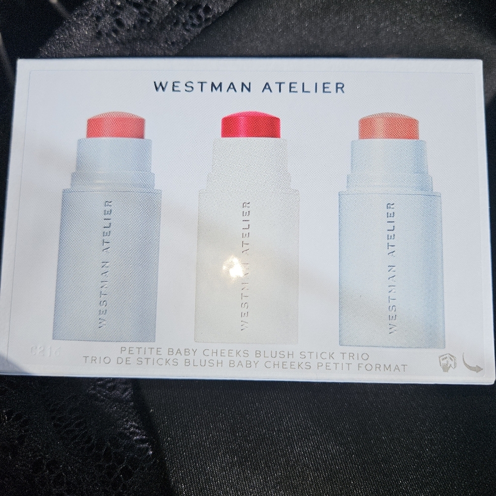 Westman Atelier Petite Baby Cheeks Blush Stick Trio - NIB